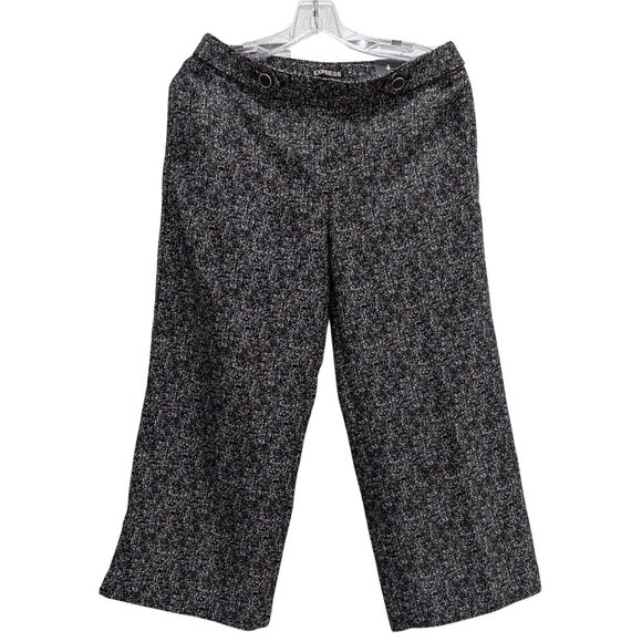 ✨ Express Women’s Textured Cropped Pants – Size 4 – NWT - Picture 2 of 5